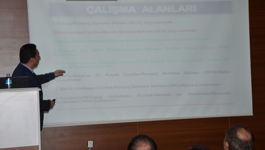 GAP TEYAP Model Uygulaması 2014 yılı değerlendirme toplantısı yapıldı.