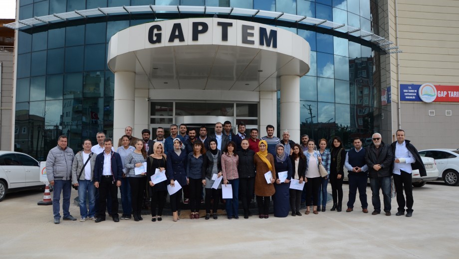 GAP-TEYAP Model kapsamında  GAP Bölgesi Tarım Danışmanlarına “Sebze Yetiştiriciliği” eğitimi