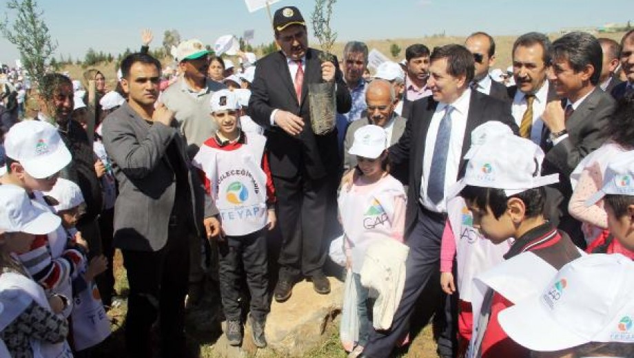 GAP GELECEĞİMİZDİR Projesi “Fidan Dikim ve Uçurtma Şenliği” gerçekleştirildi.