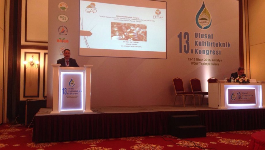 GAP TEYAP Uzmanları 13. Ulusal Kültürteknik Kongresi’ ne katılım sağladı.