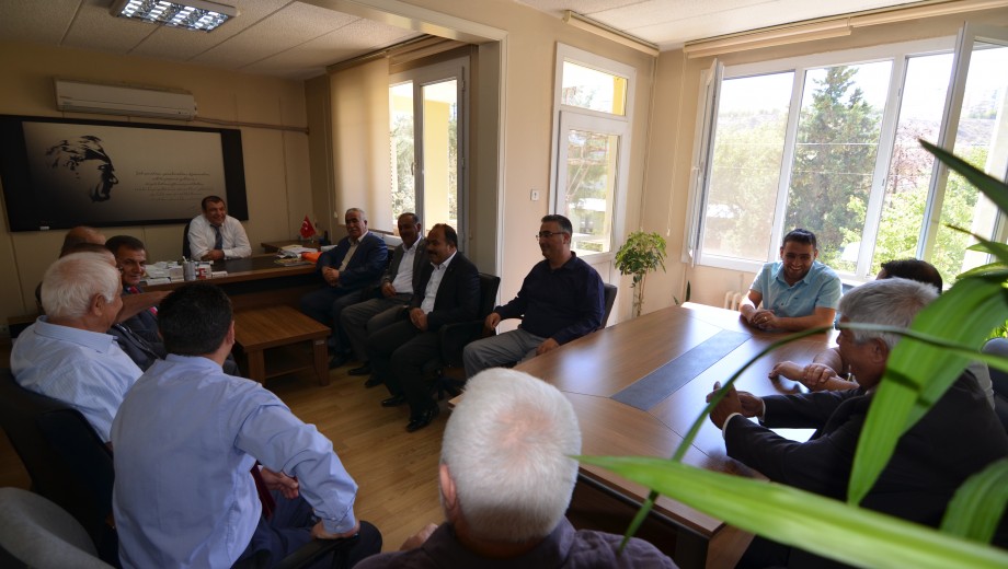 GAP TEYAP Çiftçi Örgütleri Merkezli Çoğulcu Yayım Modeli kapsamında çalışılan çiftçi örgütleri başkanları Bölge Müdürlüğümüze teşekkür ziyaretinde bulundu