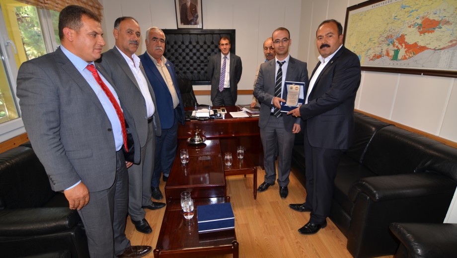 GAP TEYAP Çiftçi Örgütleri Merkezli Çoğulcu Yayım Modeli kapsamında çalışılan çiftçi örgütleri başkanları Bölge Müdürlüğümüze teşekkür ziyaretinde bulundu