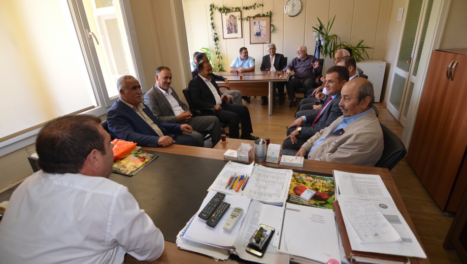 GAP TEYAP Çiftçi Örgütleri Merkezli Çoğulcu Yayım Modeli kapsamında çalışılan çiftçi örgütleri başkanları Bölge Müdürlüğümüze teşekkür ziyaretinde bulundu