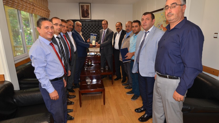 GAP TEYAP Çiftçi Örgütleri Merkezli Çoğulcu Yayım Modeli kapsamında çalışılan çiftçi örgütleri başkanları Bölge Müdürlüğümüze teşekkür ziyaretinde bulundu