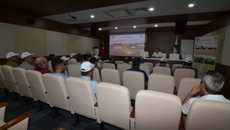 GAP TEYAP tarafından Konya Ovası Projesi (KOP) çiftçileri yapılan faaliyetler hakkında bilgilendirildi