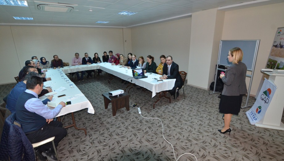 GAP Bölgesi yayım elemanlarına “Kişisel Gelişim, Raporlama ve Sunum Teknikleri Eğitimi” eğitimi gerçekleştirildi.