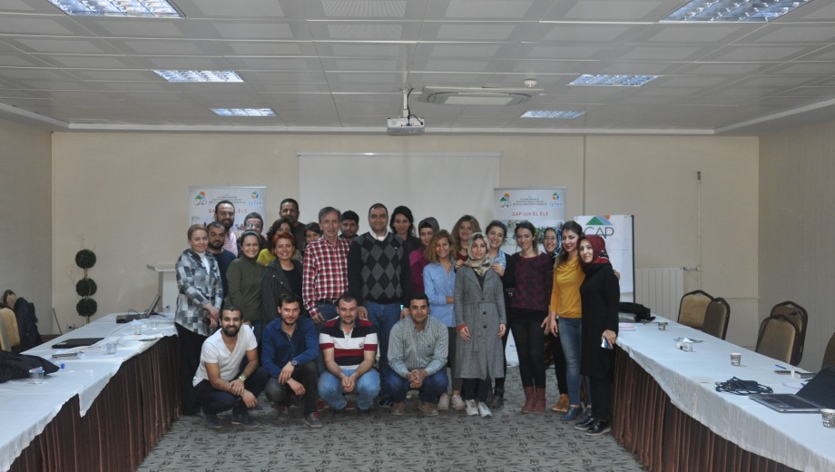 GAP TEYAP III. Aşamasında (Sürdürülebilirlik) tarım danışmanlarına “PCM-Proje Hazırlama” eğitimi gerçekleştirildi