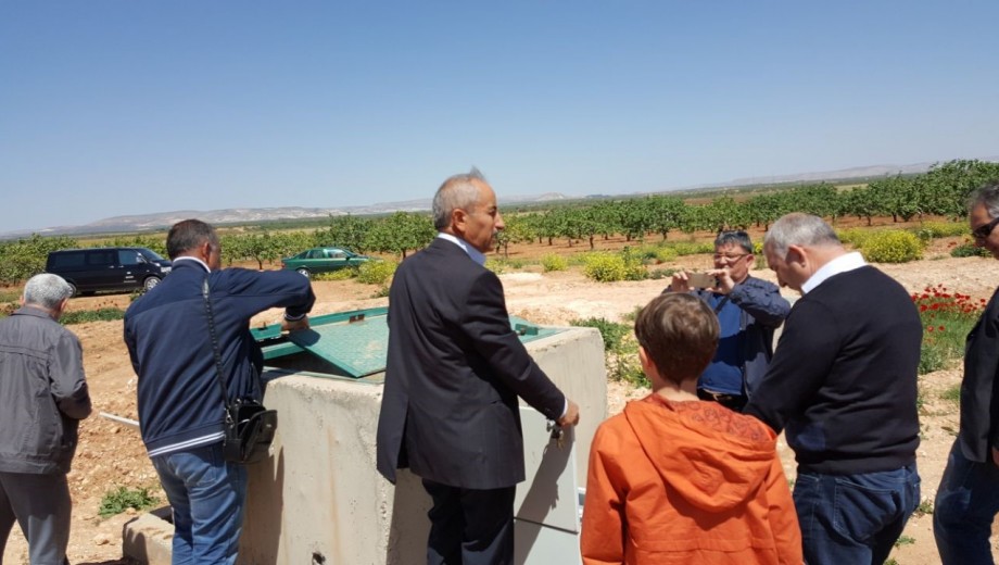 Gaziantep Belkıs-Nizip Pompaj Sulama Sahası ziyaret edildi
