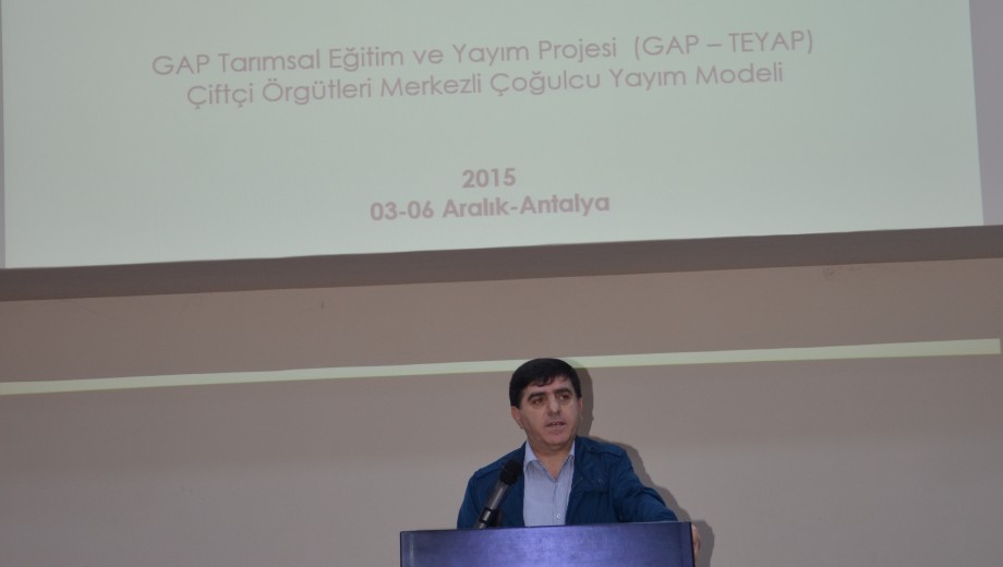 GAP-TEYAP Model Uygulama Programı Kapsamında Antalya’ da Değerlendirme ve Fuar Gezisi gerçekleştirilmiştir.
